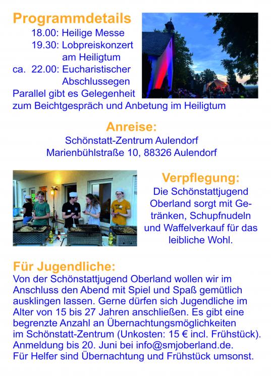 Lobpreiskonzert 2024 Programm